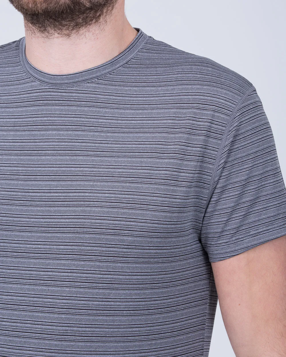 2t Active Striped Training Top (grey)