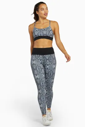 Abstract Print High Waist Leggings