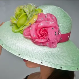 AC7012-Mint Color Women Hat