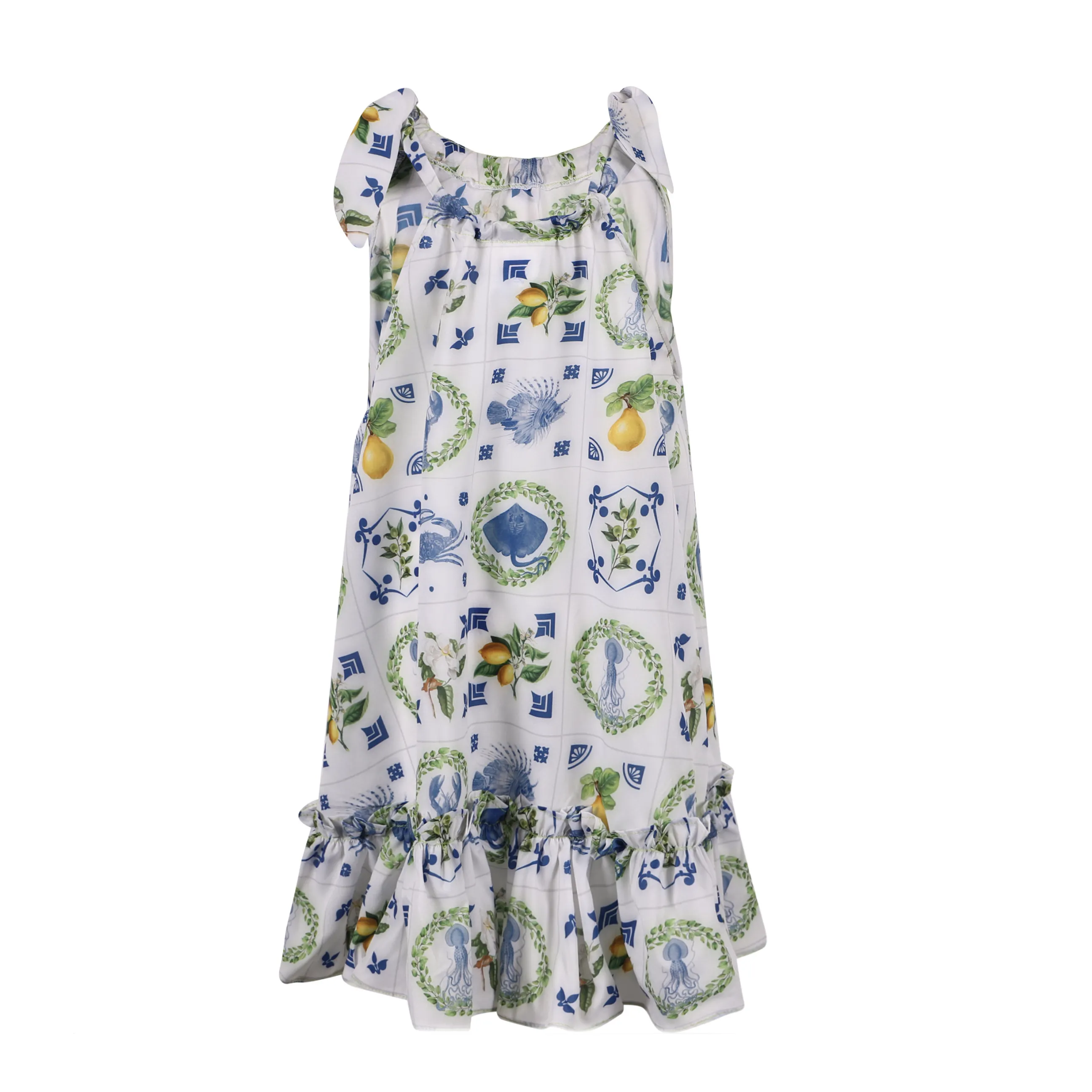 Amalfi Coast Girls Cover Up Summer Dress