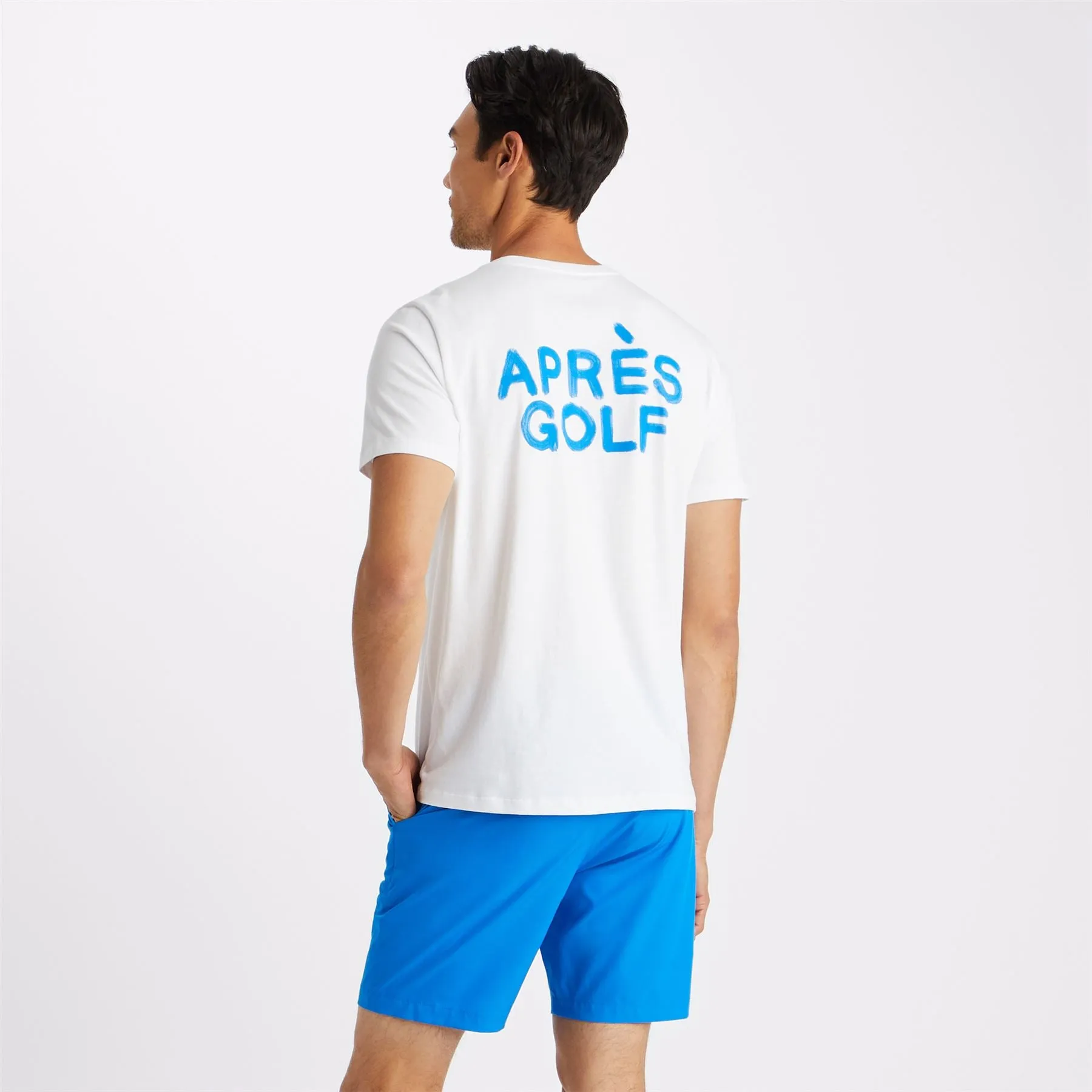 Apres Golf Cotton Tee Snow - AW23