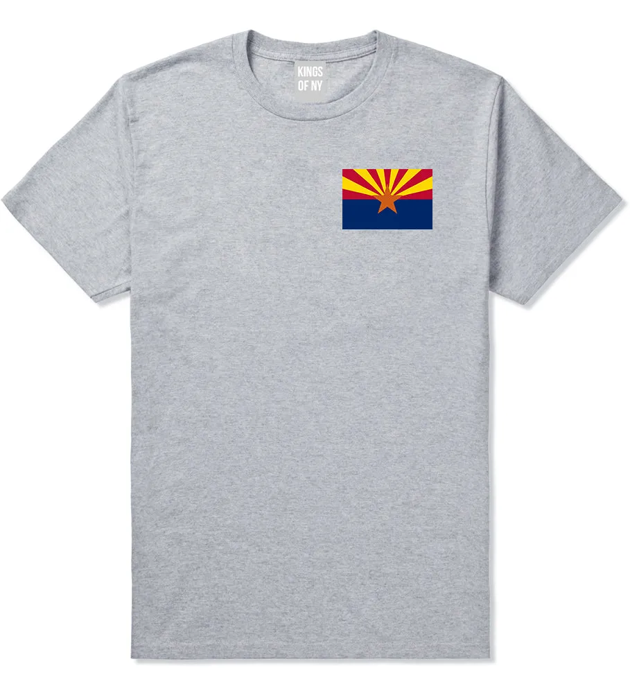 Arizona State Flag AZ Chest Mens T-Shirt