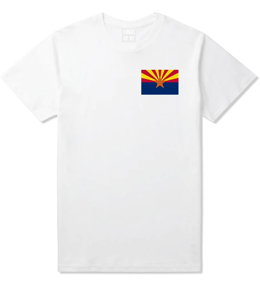 Arizona State Flag AZ Chest Mens T-Shirt