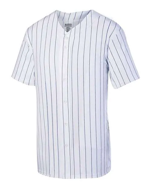 Augusta Sportswear - Pinstripe Full Button Baseball Jersey