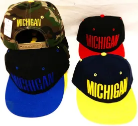 big letter michigan cap Case of 24