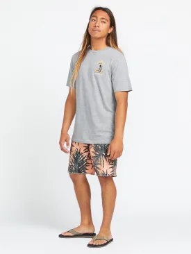 Boozey Bird Short Sleeve Tee - Heather Grey