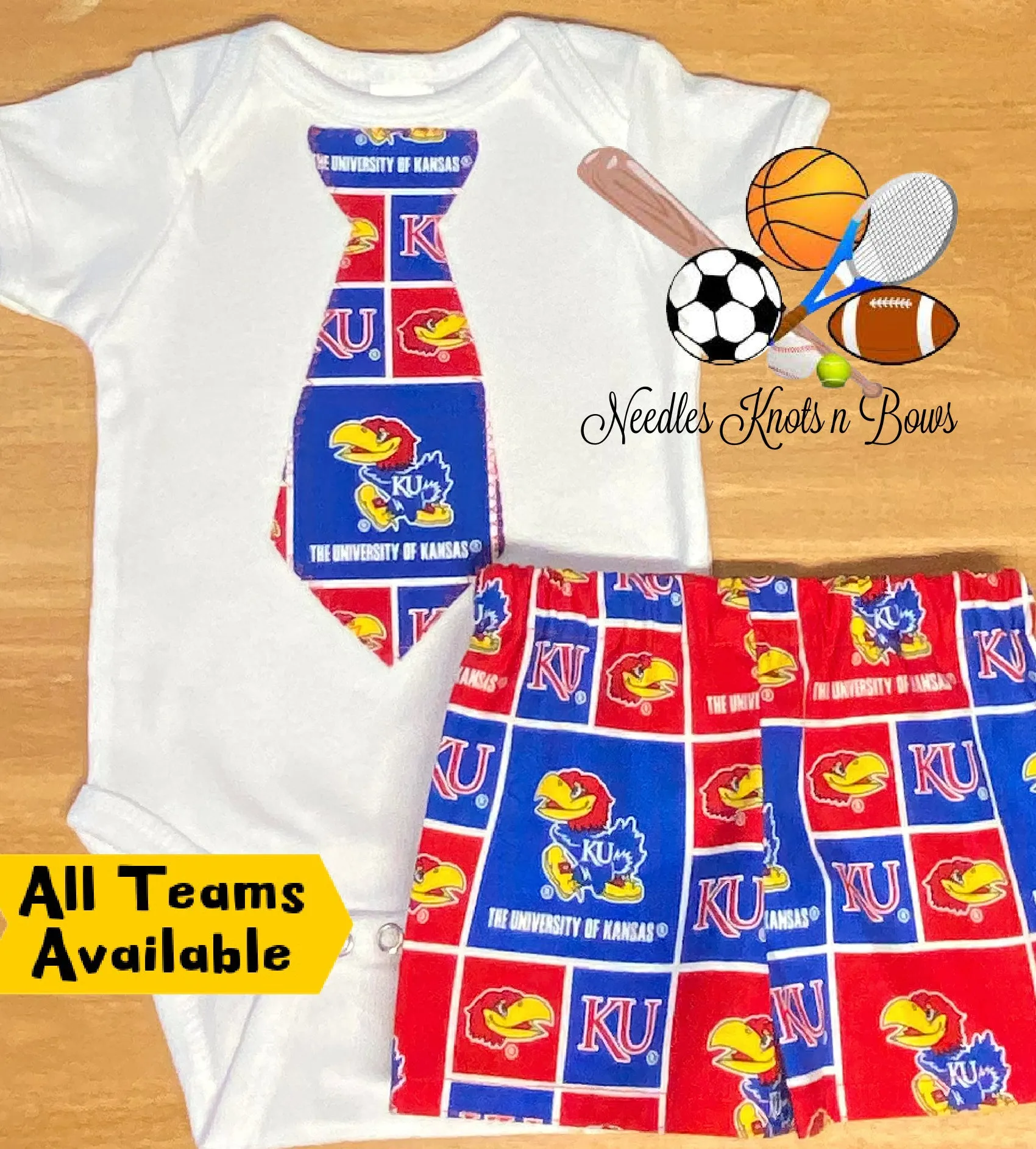 Boys Univeristy of Kansas Jayhawks Outfit