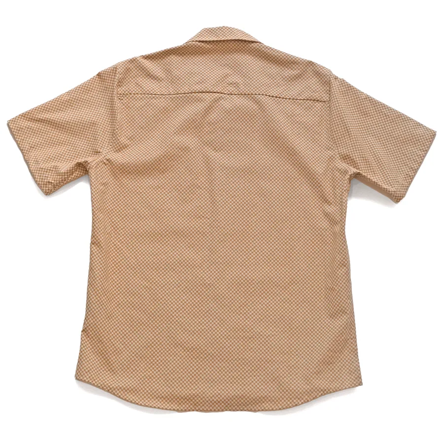 Camp Collar Shirt - Mustard Check