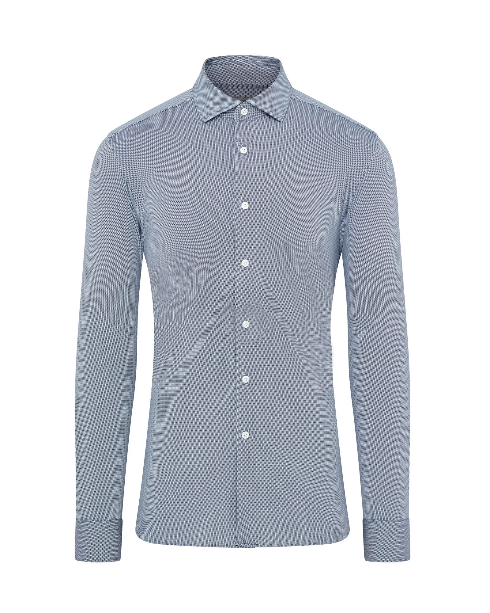 Corneliani Micro Detail Tech Shirt (Navy)