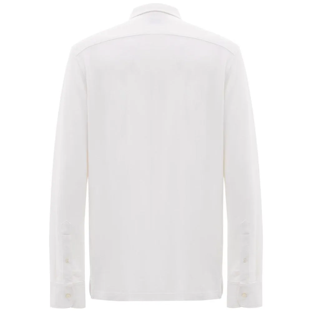 Corneliani White Cotton Shirt