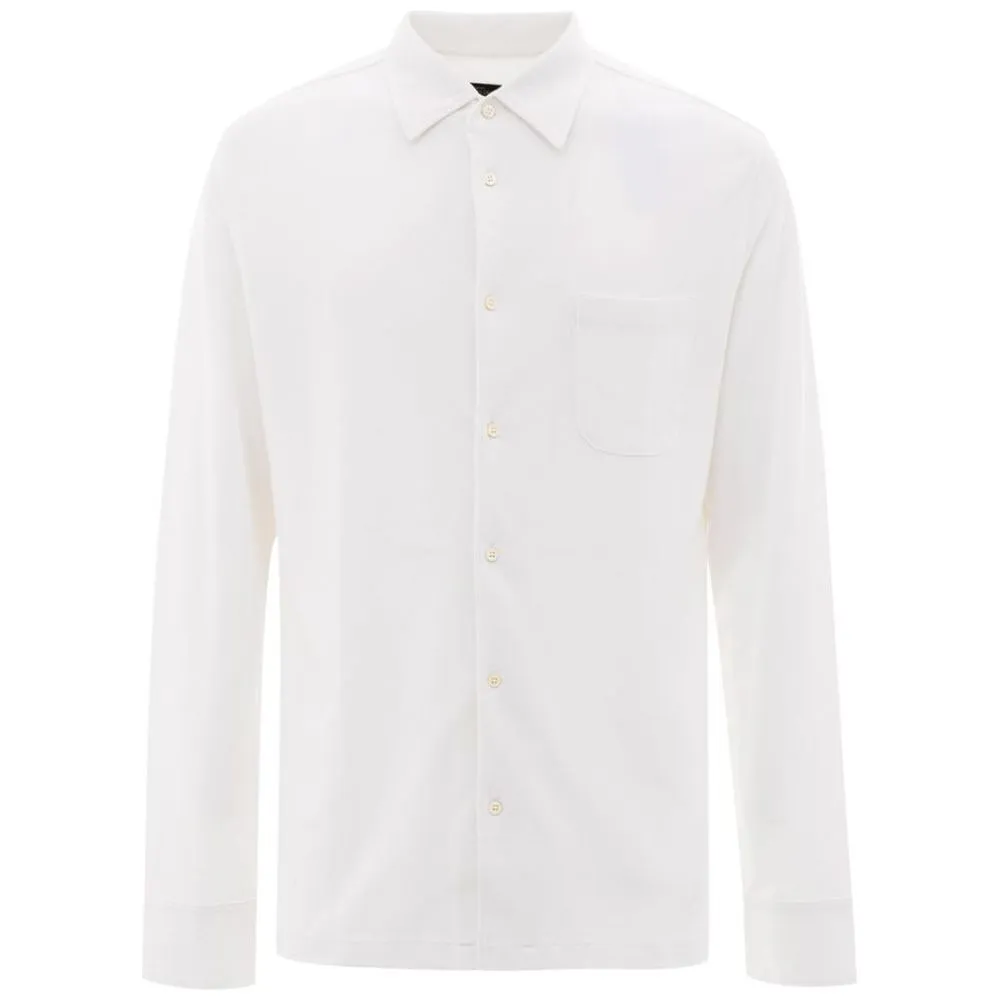 Corneliani White Cotton Shirt