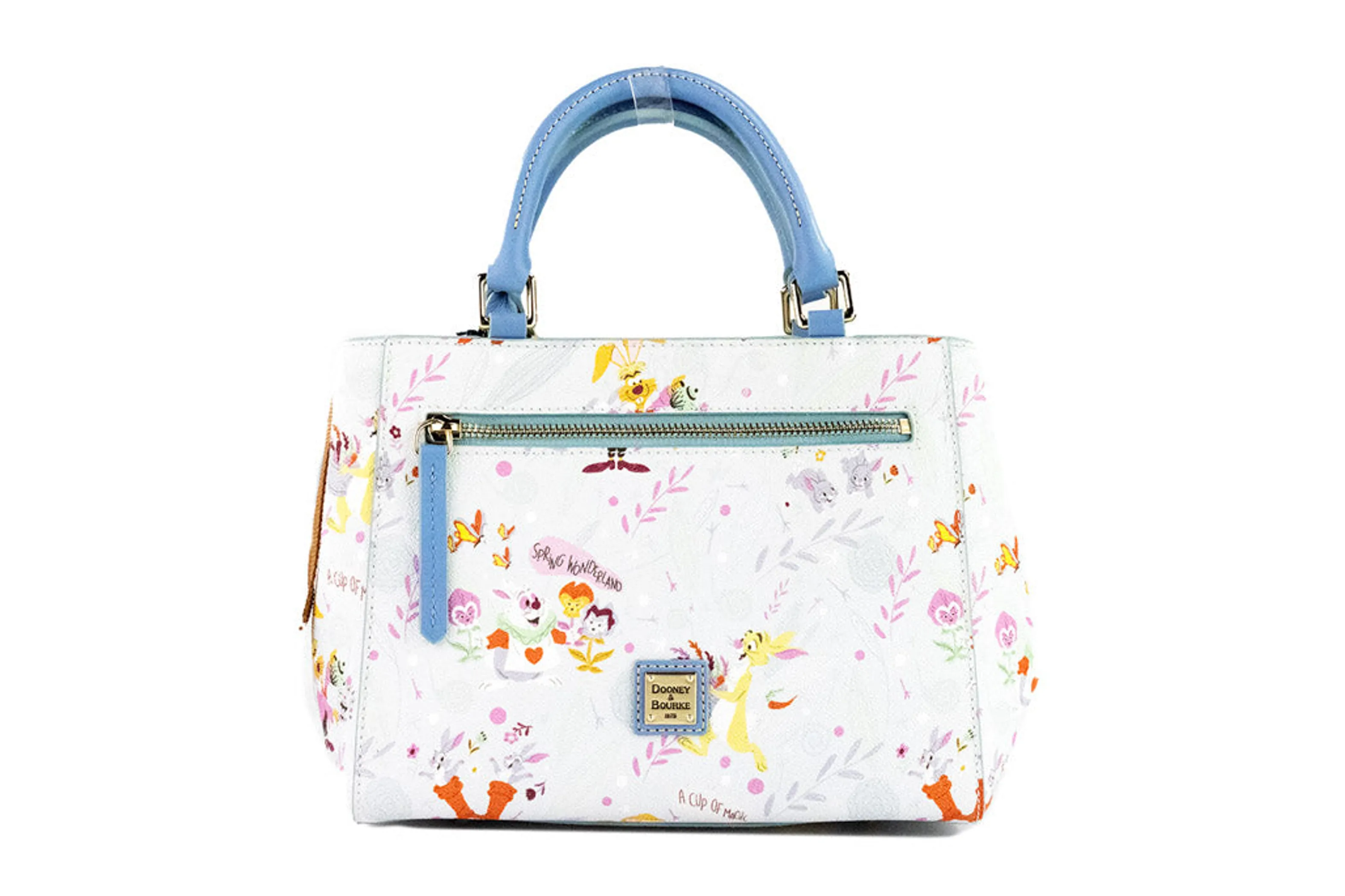 Dooney & Bourke Disney Reigning Rabbits Zip Satchel Handbag