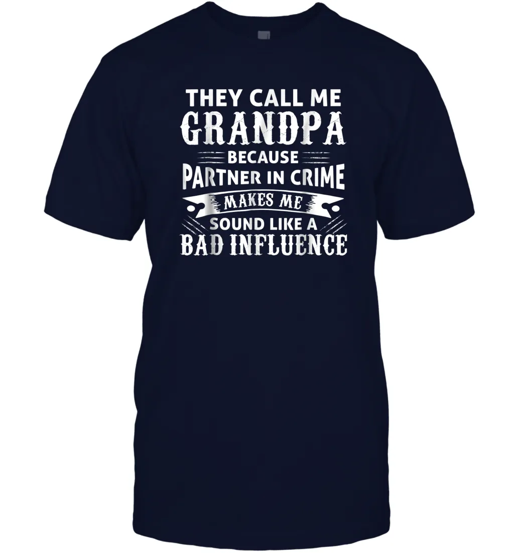 Funny Grandpa Grandfather Men Cotton T-Shirt