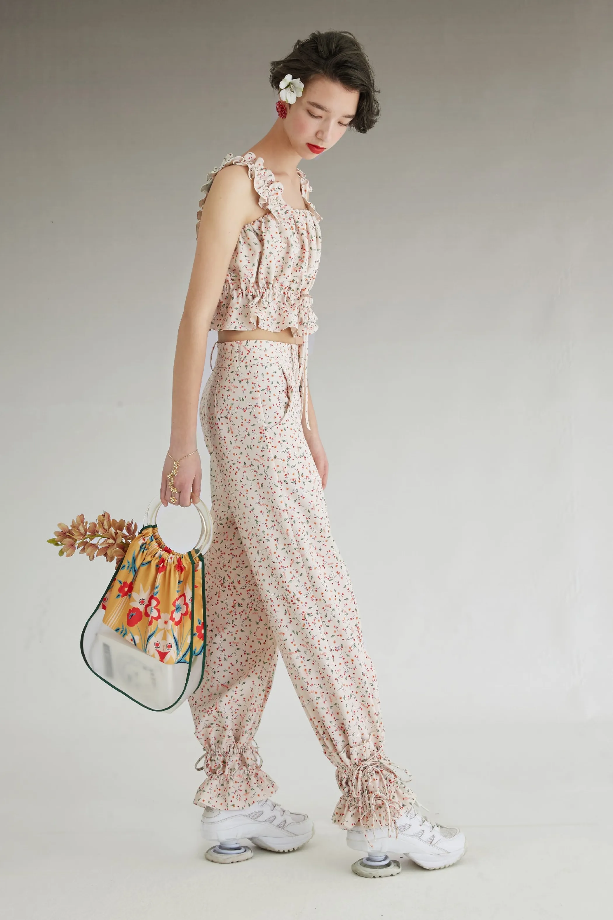 Fussed | Floral Fabric-style Handbag