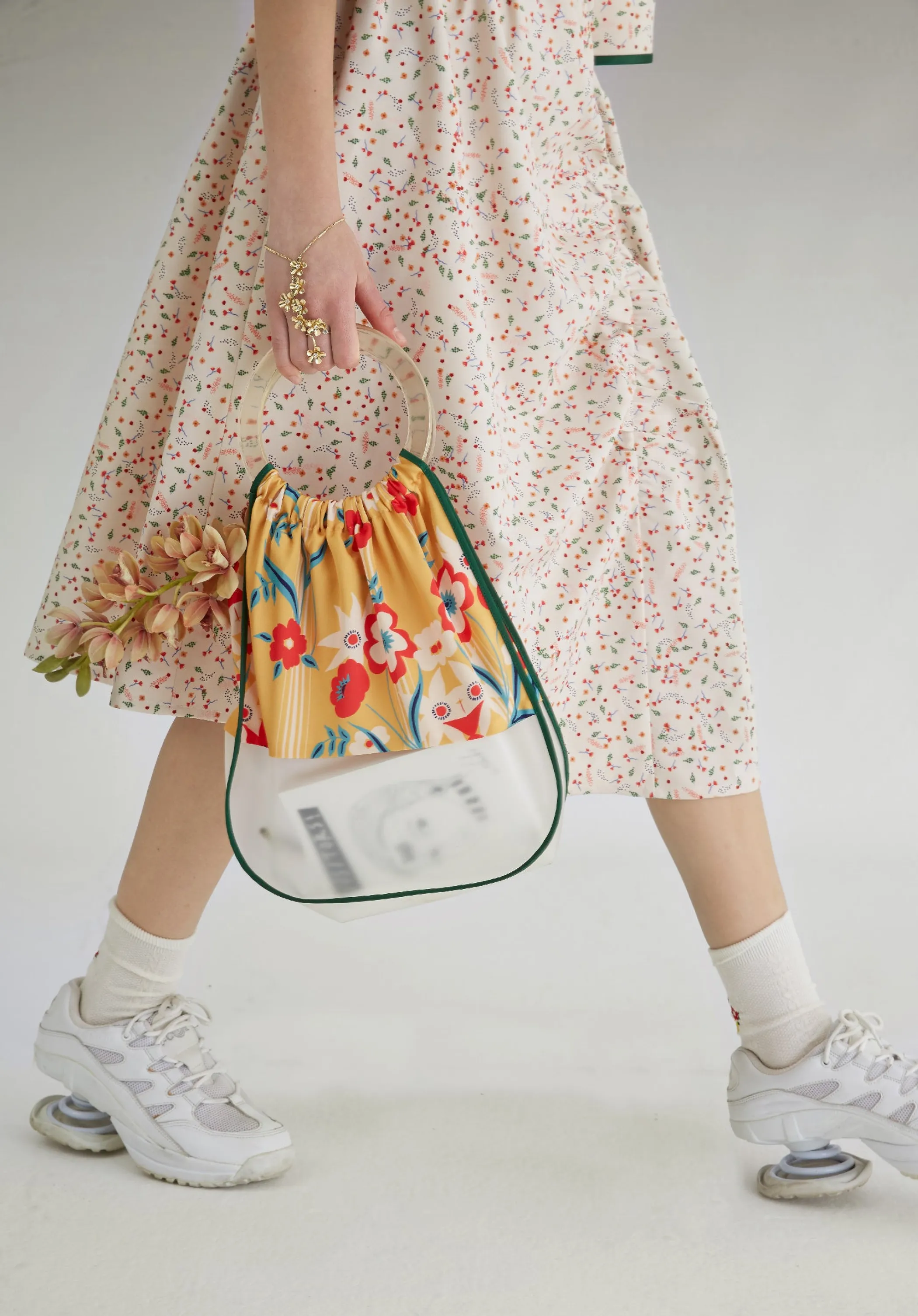 Fussed | Floral Fabric-style Handbag