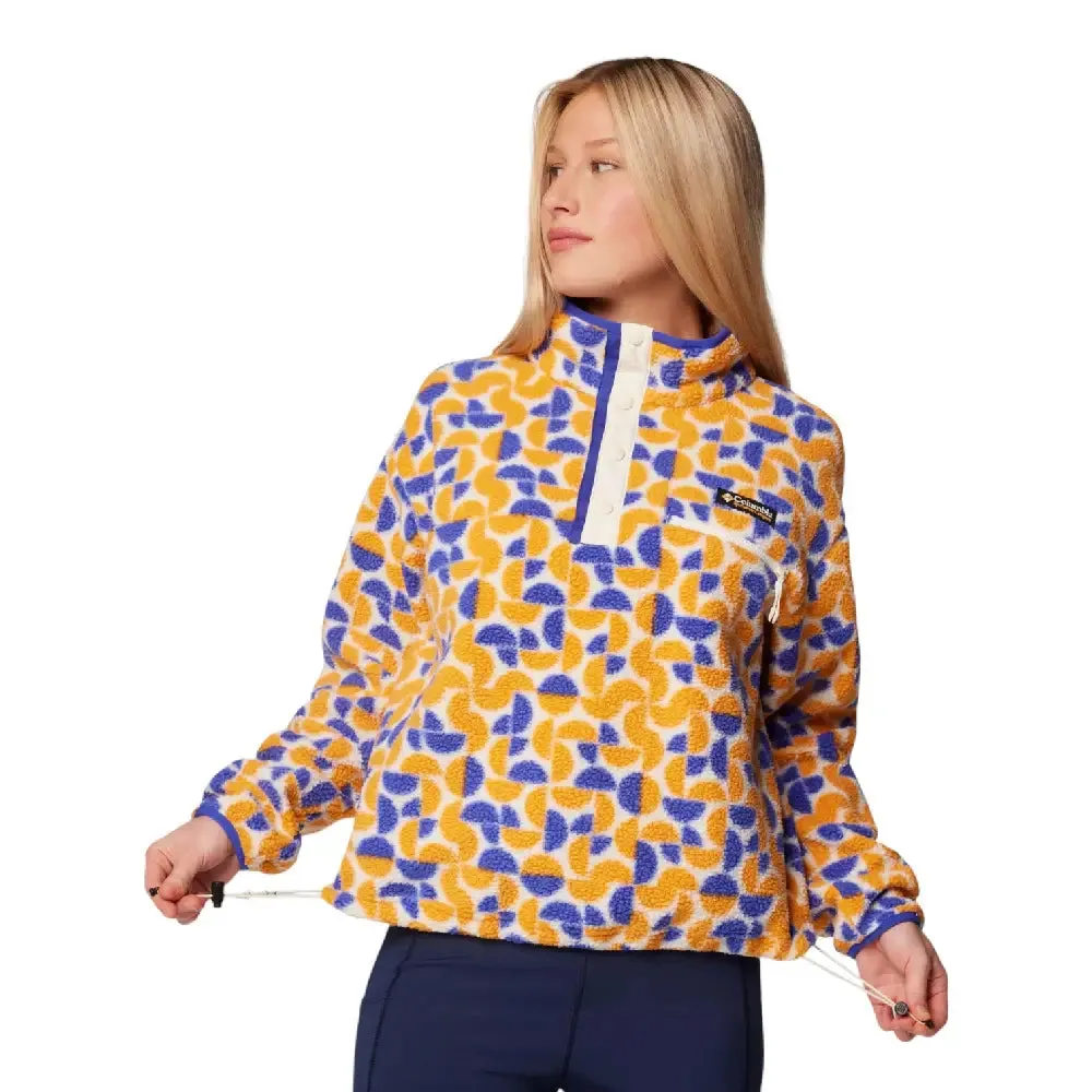 Helvetia II Printed Cropped Half Snap Jacket