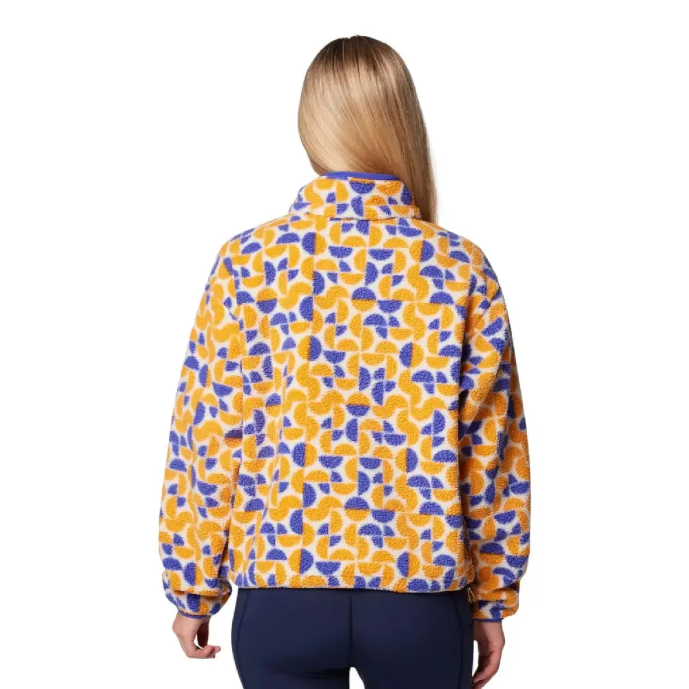 Helvetia II Printed Cropped Half Snap Jacket