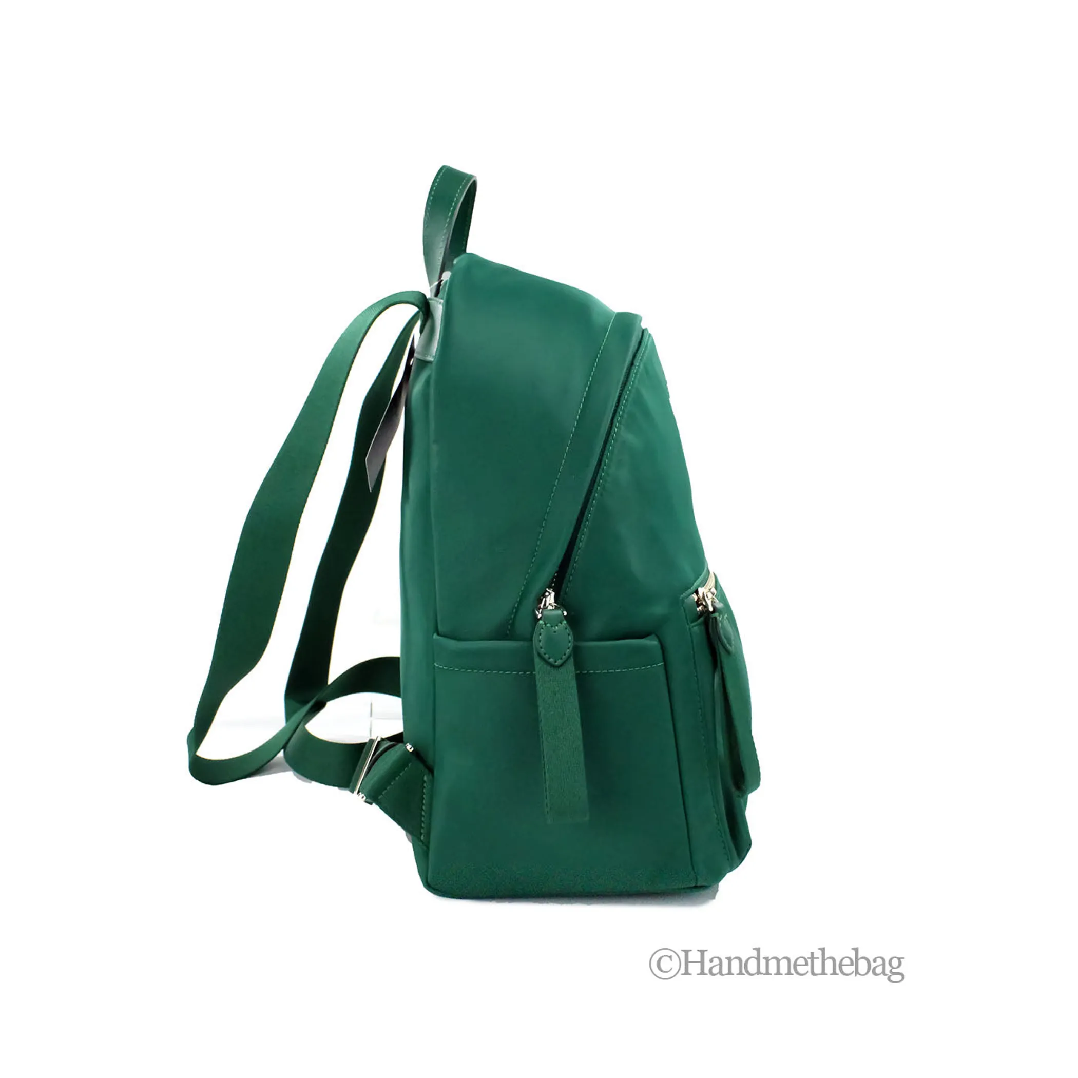 Kate Spade Leila Medium Deep Jade Nylon Dome Backpack