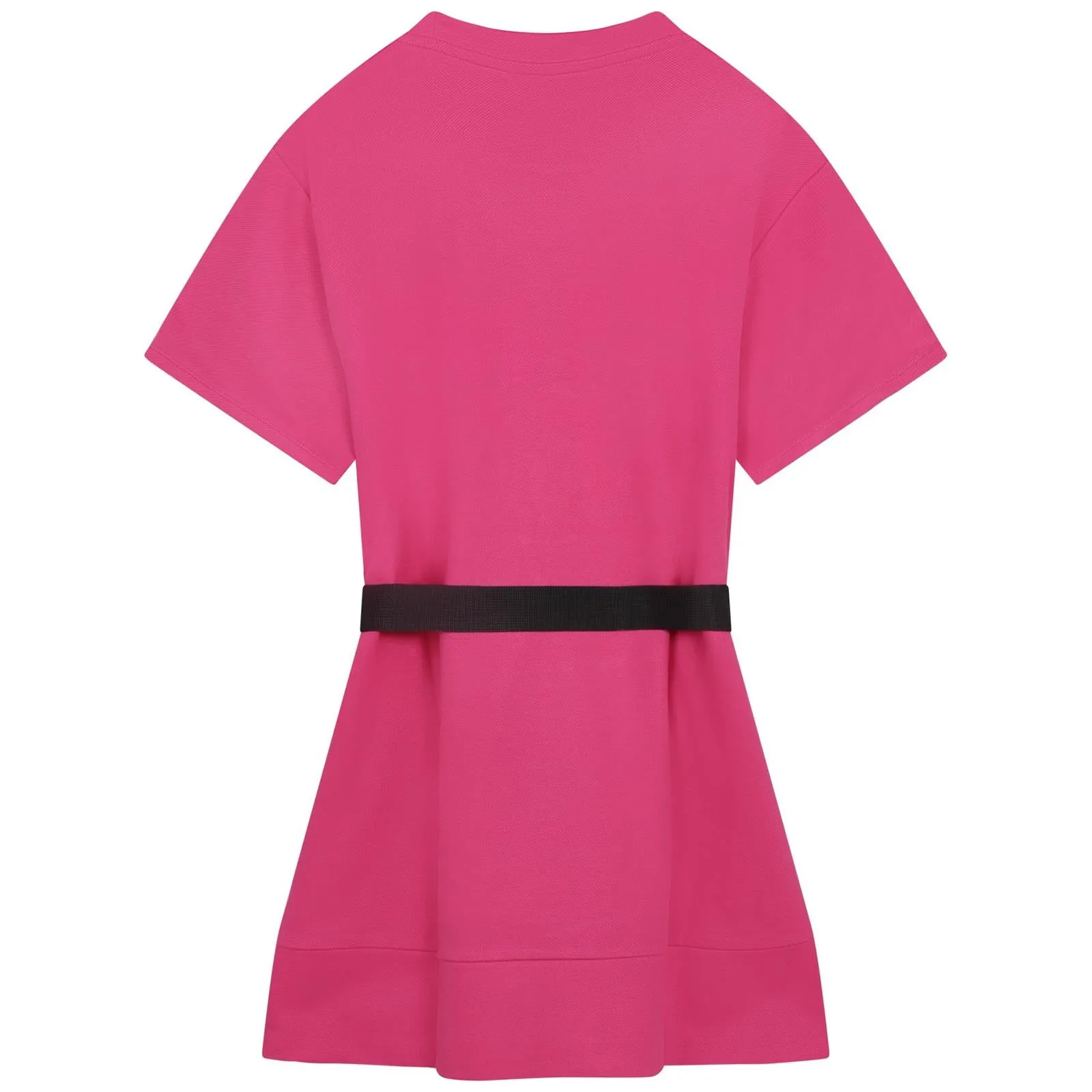 Logo Dress with Belt