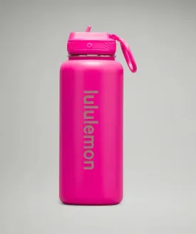 lululemon – Back to Life Sport Bottle 32oz Straw Lid – Color Pink