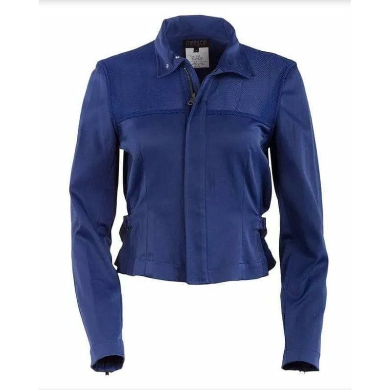 Matsuda Cobalt Blue Fitted Moto Jacket