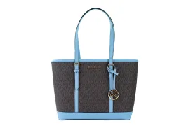 Michael Kors Jet Set Travel Small Pale Blue Tote