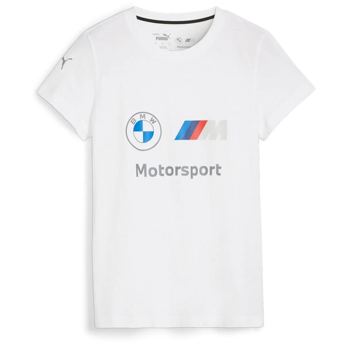 PUMA Women's Standard BMW M Motorsport Essentials Logo Tee