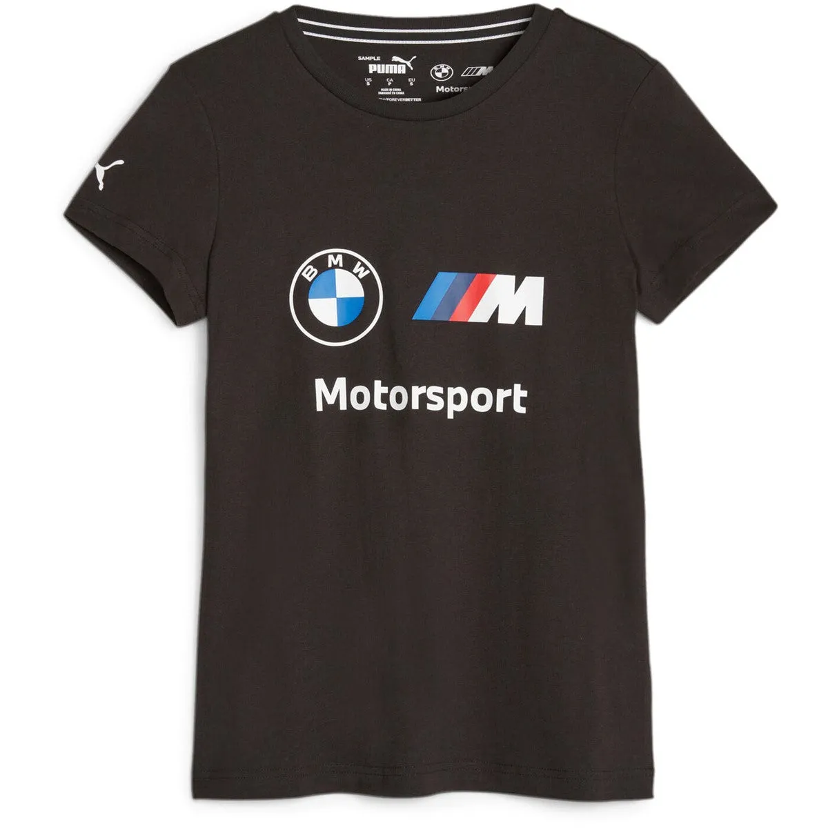 PUMA Women's Standard BMW M Motorsport Essentials Logo Tee