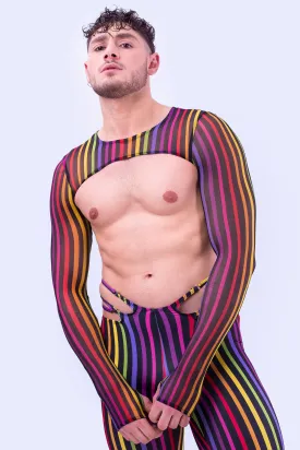 Refraction Male Mesh Shrug