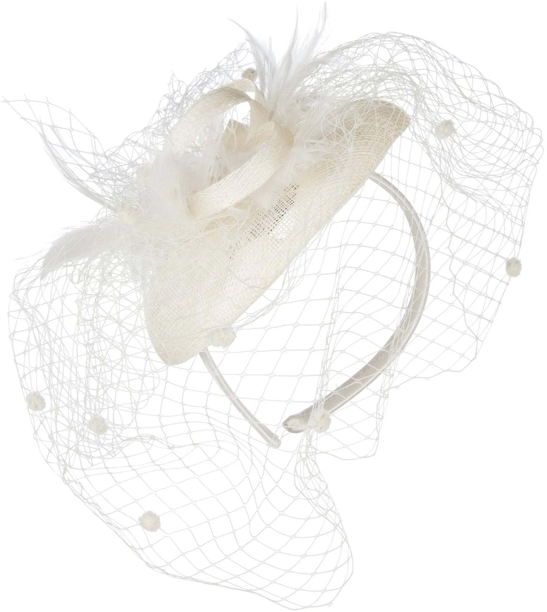 Sakkas Antoinette Feather Fascinator