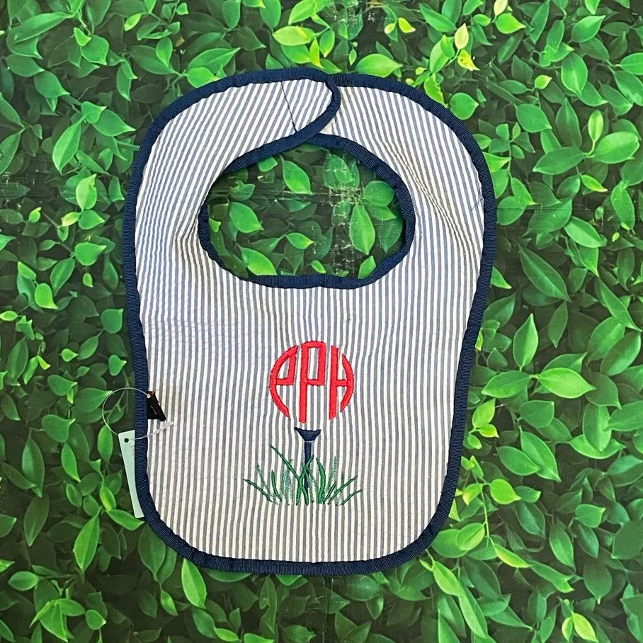 Seersucker Bib from Mint