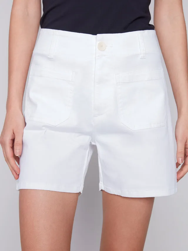 Shorts w/Patch Pocket