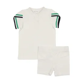 TPW1119-POLO BABY BOY SET-WHITE