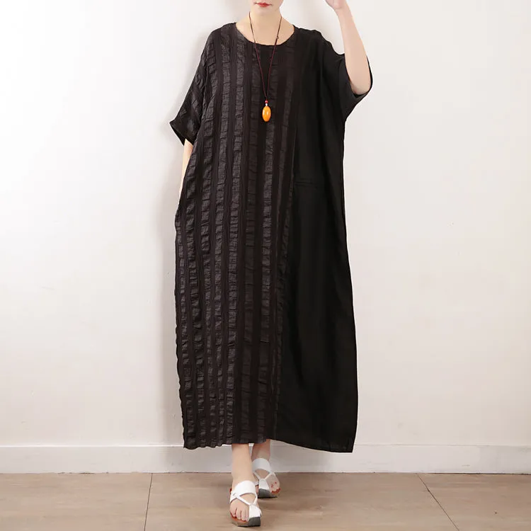 Vintage Style Linen Cotton Women Loose Long Summer Dresses Casual Women Dresses AMT96228